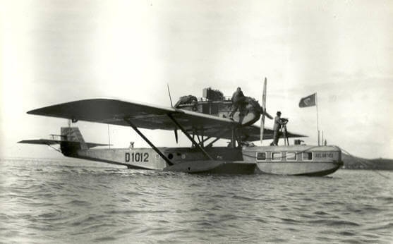 O primeiro avião da Varig, datado de 1920